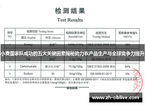 小麦国家队成功的五大关键因素揭秘助力农产品生产与全球竞争力提升